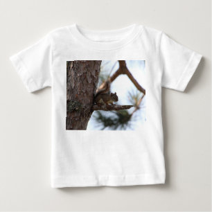 Squirrel in a Pine Tree Baby T-Shirt