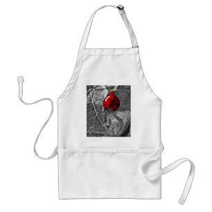 Squirrel in Christmas Tree Ornament Chef Apron
