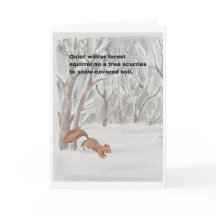 Squirrel in Forest 2 - faded version