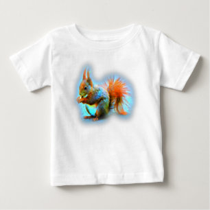Squirrel in modern style baby T-Shirt