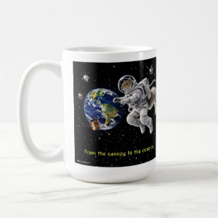 Squirrel in Space Coffee Mug