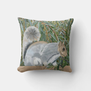 Squirrel in the Countryside Cushion