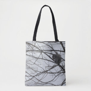Squirrel in the Snow Tote Bag