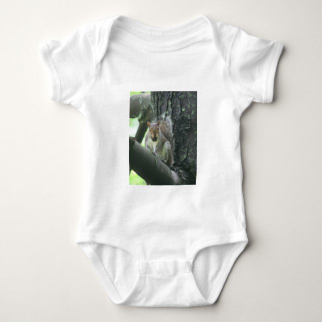 Squirrel In Tree Animal Infant Shirt (Front)