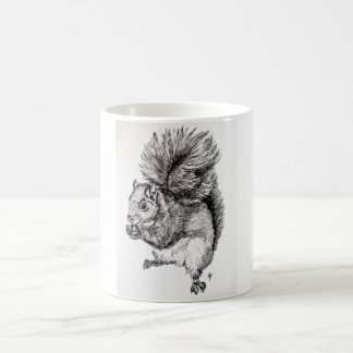 Squirrel Ink Illustration Coffee Mug