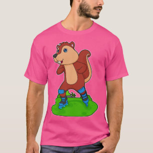 Squirrel Inline skating Roller skates T-Shirt