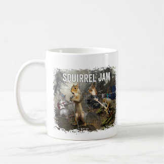 Squirrel Jam - funny rock band Coffee Mug