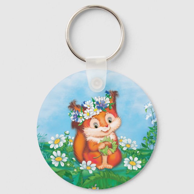 Squirrel Key Ring (Front)