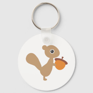 Squirrel Key Ring