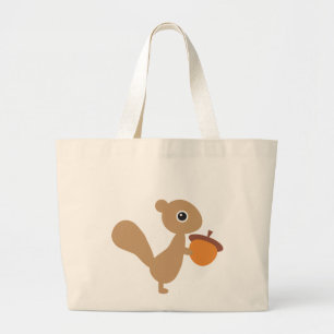 Squirrel! Large Tote Bag