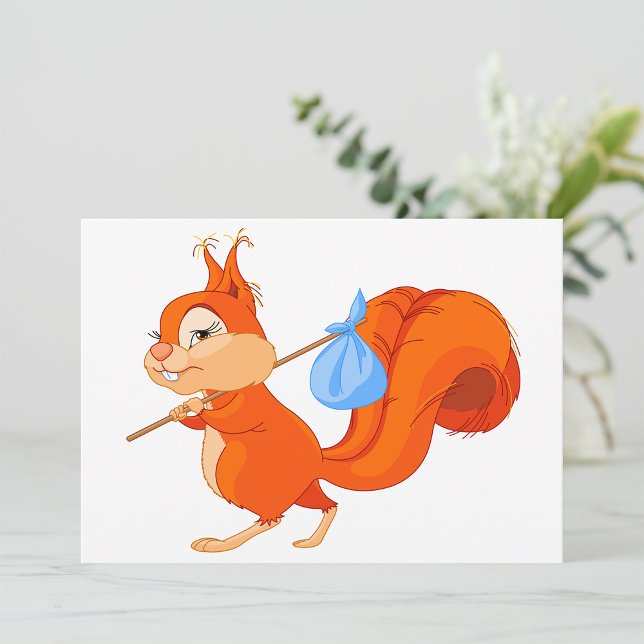 Squirrel Leaving Home Invitations (Creator Uploaded)