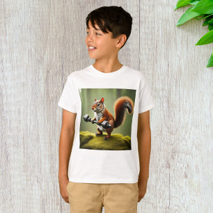 Squirrel Lifting Weights T-Shirt