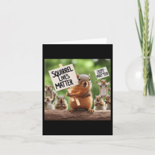 Squirrel Lives Sticker Card