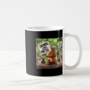 Squirrel Lives Sticker Coffee Mug