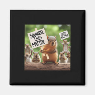 Squirrel Lives Sticker  Magnet