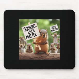 Squirrel Lives Sticker Mouse Mat