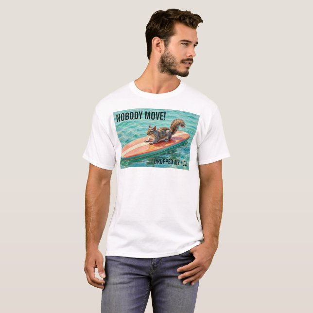 Squirrel Lost Nuts  T-Shirt (Front Full)
