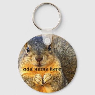 Squirrel Love_ Key Ring