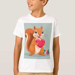 Squirrel Love Nut for Mom T-Shirt