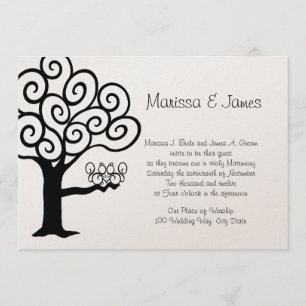 Squirrel Love Wedding Invitation