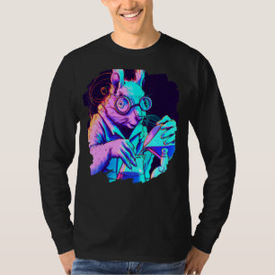 Squirrel Mad Scientist Mixing Chemicals Chemistry T-Shirt