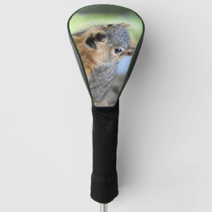 Squirrel magnet golf head cover
