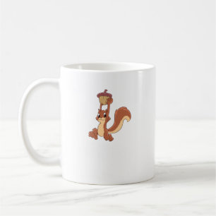 Squirrel Make Me Happy Cute Squirrel Funny Squirre Coffee Mug