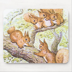Squirrel Meeting Mouse Mat