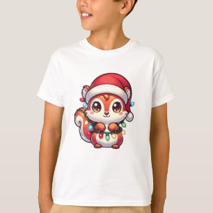 Squirrel Merry Christmas Winter Animals Squirrels T-Shirt