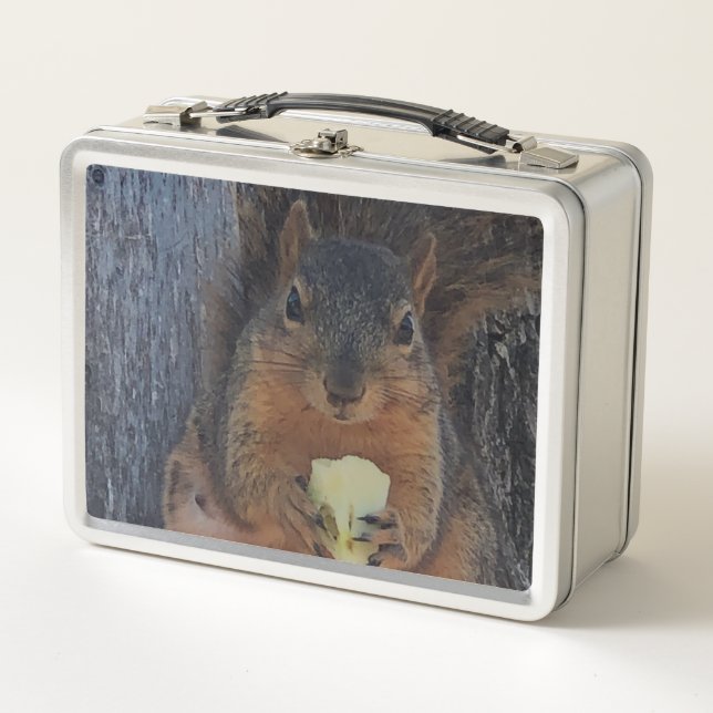 Squirrel Metal Lunch Box (Front)
