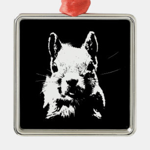 Squirrel Metal Tree Decoration