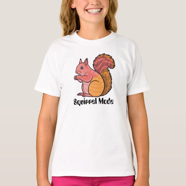 Squirrel Mode T-Shirt (Front)