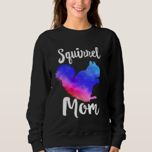 Squirrel Mom Squad Woodland Critter Animal Nuts Na Sweatshirt