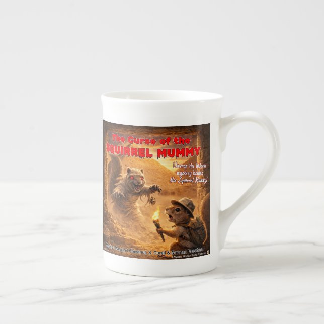 Squirrel Mommy Curse Movie Parody Bone China Mug (Right)