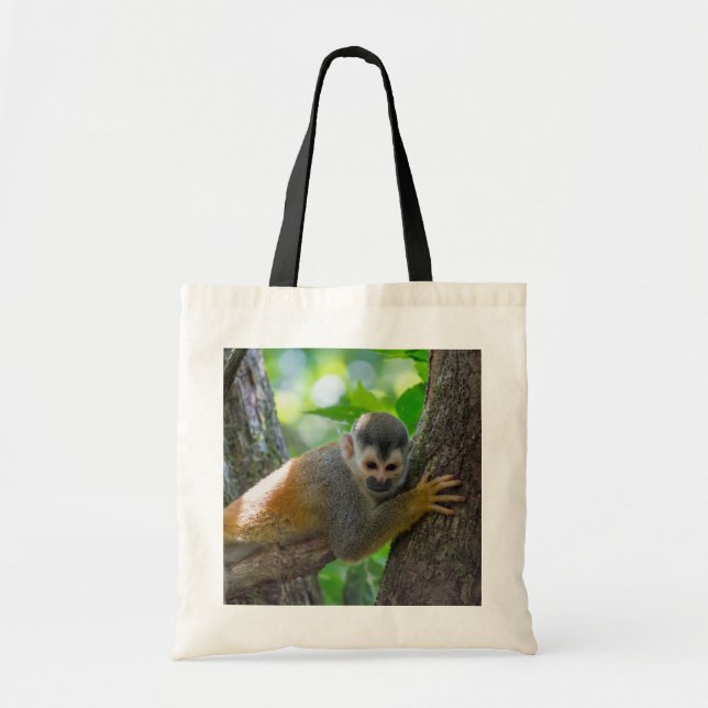 Squirrel monkey in Manuel Antonio NP - Costa Rica Tote Bag (Front)