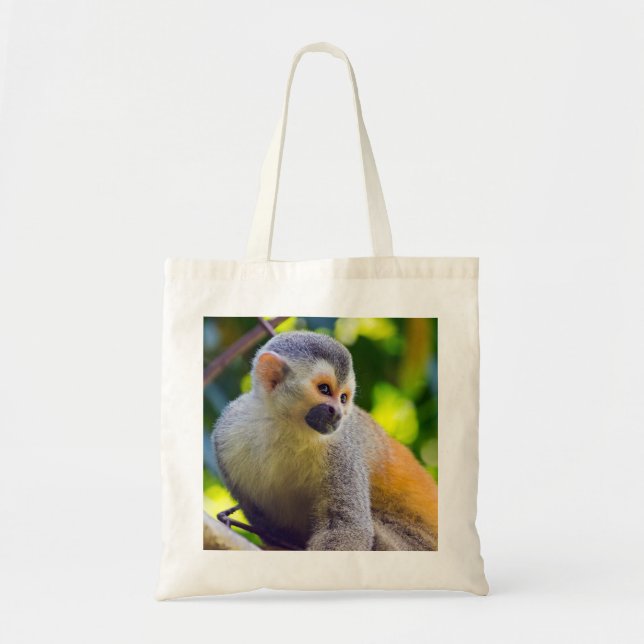 Squirrel monkey in Manuel Antonio NP - Costa Rica Tote Bag (Front)