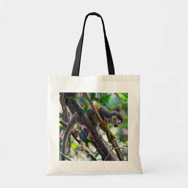 Squirrel monkey in Manuel Antonio NP - Costa Rica Tote Bag (Front)