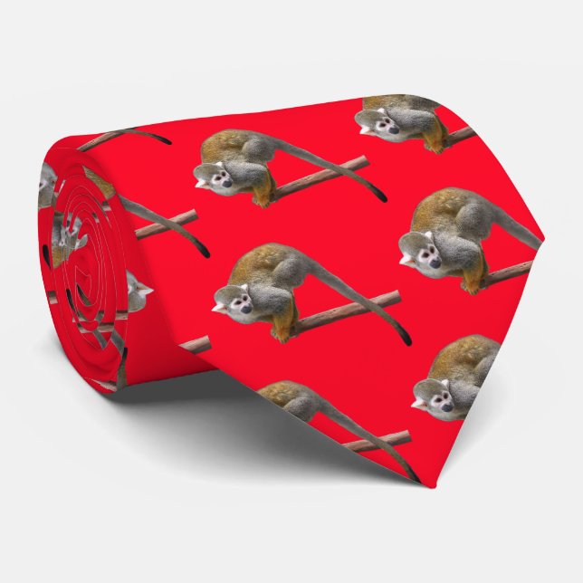 Squirrel monkey tie (Rolled)