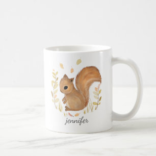 Squirrel name mugs