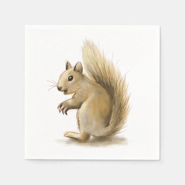 Squirrel Napkin (Front)