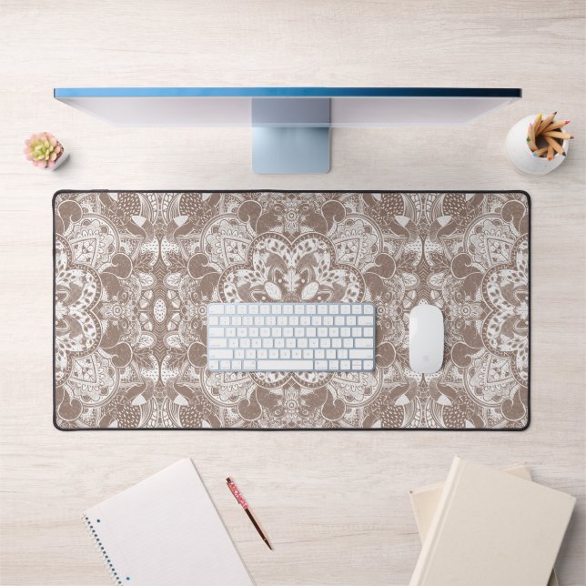 Squirrel Nature Mandala Desk Mat (Office 1)