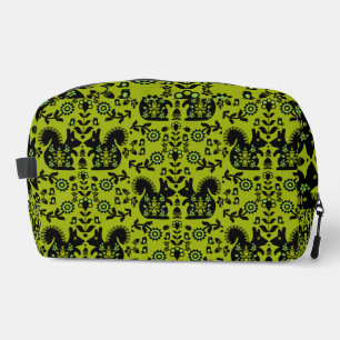 Squirrel Nordic Scandinavian Folk Art       Dopp Kit