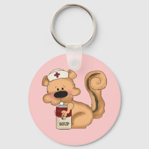 Squirrel Nurse keychain