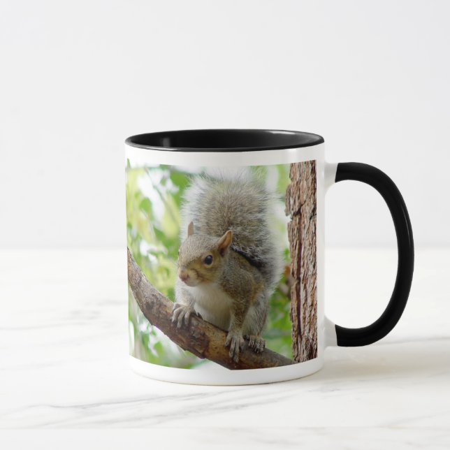 Squirrel on a Branch Animal Mug (Right)