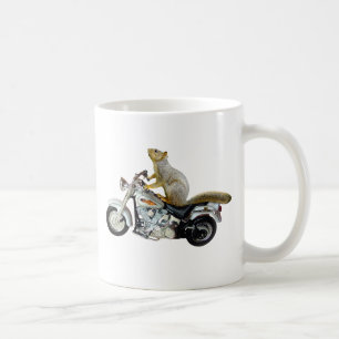 Squirrel on Motorcycle Coffee Mug