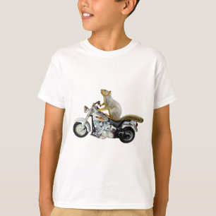 Squirrel on Motorcycle T-Shirt