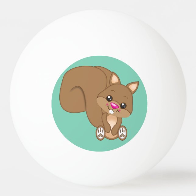 Squirrel Ping Pong Ball (Front)