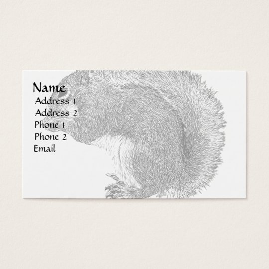 Squirrel Plain Business Card
