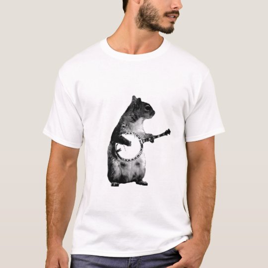 squirrel playing a banjo T-Shirt