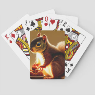 Squirrel Playing Cards